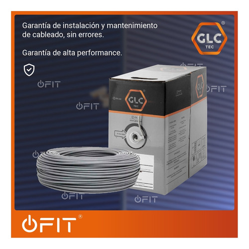 Cable Utp Glc Bobina 305m Cat 5e Interior