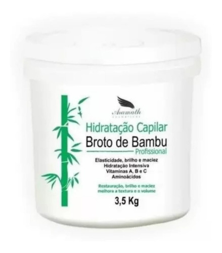 Hidratação Capilar  Broto De Bambu Aramath Cosméticos 3,5kg