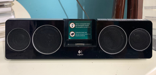 Bocina Logitech Para Ipod Con Dock 30 Pines Negro (Usado)