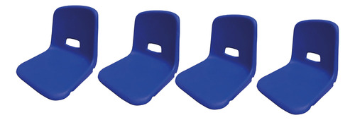 Concha Para Silla Infantil Kids (4 Piezas) Color Azul Azul