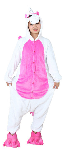 Pijama Kigurumi Rose Con Dibujos Animados De Animales Con Fo