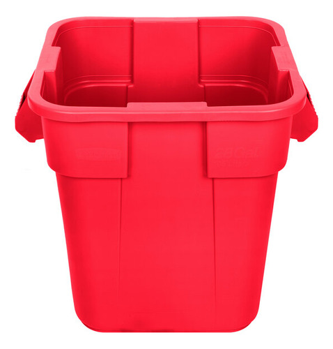 Contenedor Cuadrado Brute Sin Tapa 106 L Marca Rubbermaid