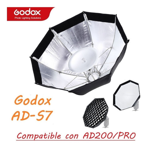 Godox Ad-s7 Paraguas Octogonal Rejilla Panal Softbox Ad360