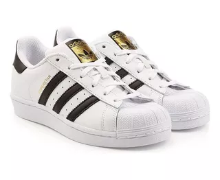 adidas Superstar Clásicos Blanco (para Talla 23.5 Mx)