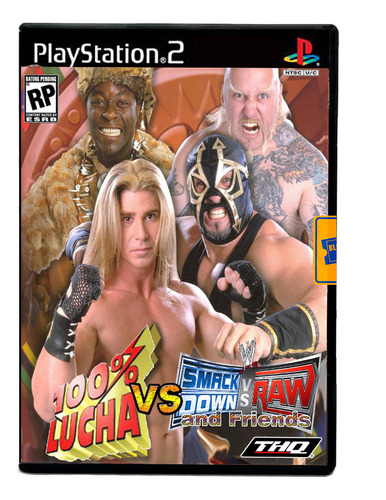 Juego 100% Lucha Vs Smack Down Ps 2 - Fisico En Caja