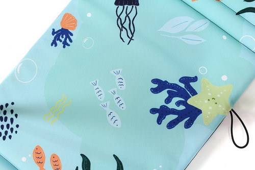 Imagen 10 de 10 de Reposera Plegable Kids Chilly Diseño Aqua
