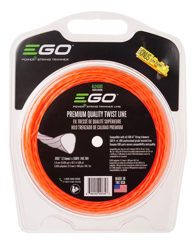 Ego Power Al2450s 0.095 Línea De Giro De Calidad Premium Par