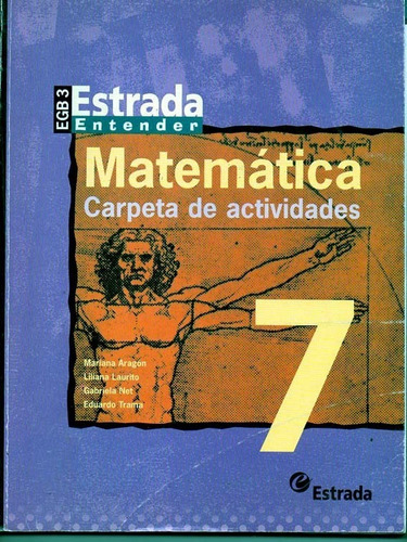 Matemática 7 Carpeta De Actividades Entender - Estrada Nuevo