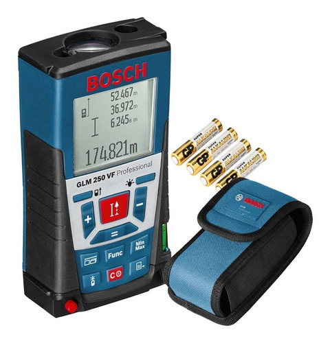 Medidor De Distancias Laser Bosch Glm 250 Vf 250 Mts