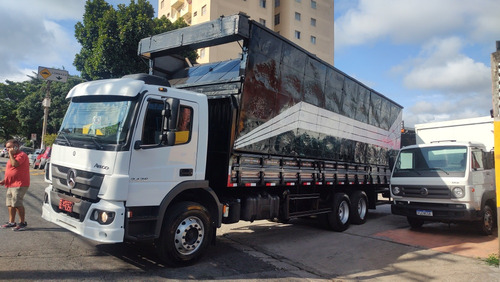 Mercedes Atego 2426 Modelo 2018 Com Carroceria Carvoeira