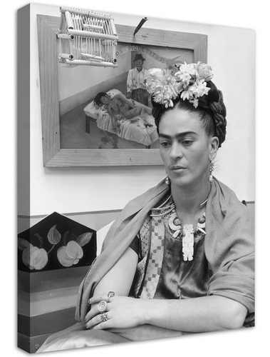 Cuadro Canvas Decorativo Unos Cuantos Piquetitos Frida Kahlo