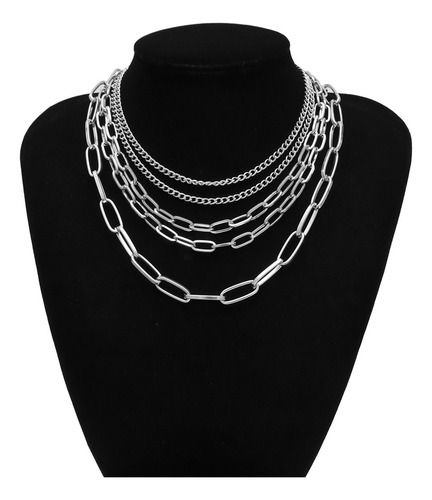 Personality Creative Ornaments Female Punk Multi Layer Mix