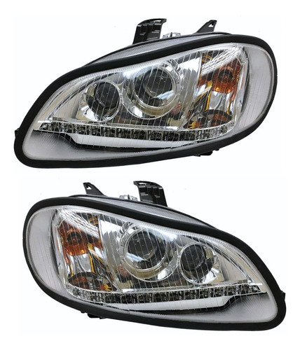 Par De Faros Con Led Freightliner M2 106/112