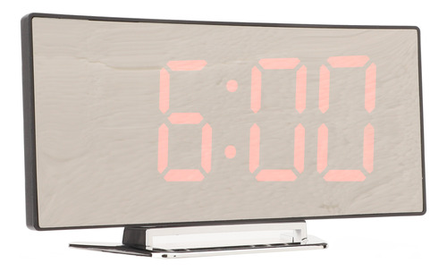 Reloj Despertador Digital Con Espejo, Pantalla De Temperatur