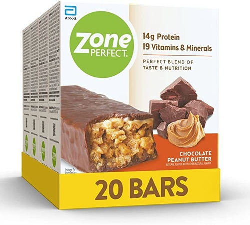 Barras De Proteína Zoneperfect, 19 Vitaminas Y Minerales, 1