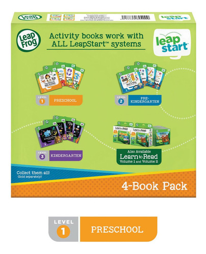 Leapfrog Leapstart - Paquete De Libros De Actividades 4 En 1