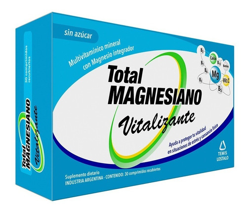 Total Magnesiano Vitalizante  X 30 Comprimidos