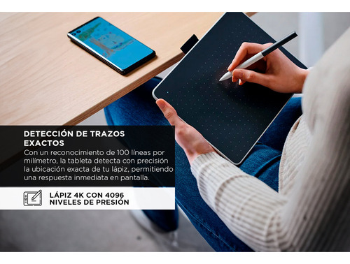 Tableta Wacom Ctc4110wlw0a Con Lápiz Bluetooth