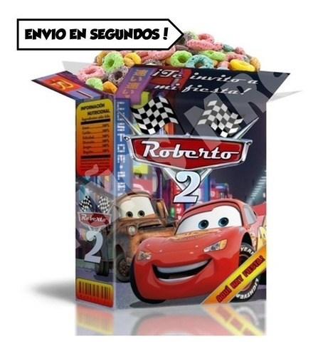 Kit Imprimible Cars Cumpleaños Tematico Editable 2x1