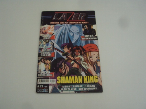Revista Lazer # 29 Shaman King Manga Ivrea