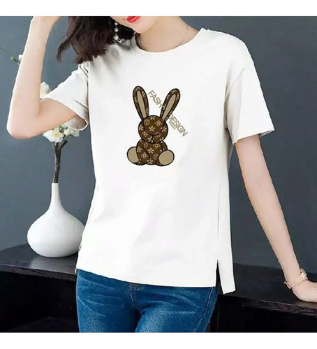 Camiseta De Moda Para Mujer, Calidad Sudadera Playera Mujer