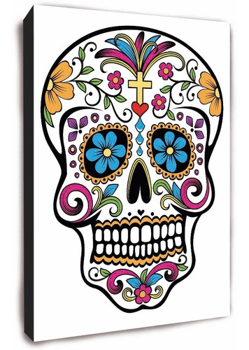 Cuadro De Calaveras Mexicanas Para Decoracion