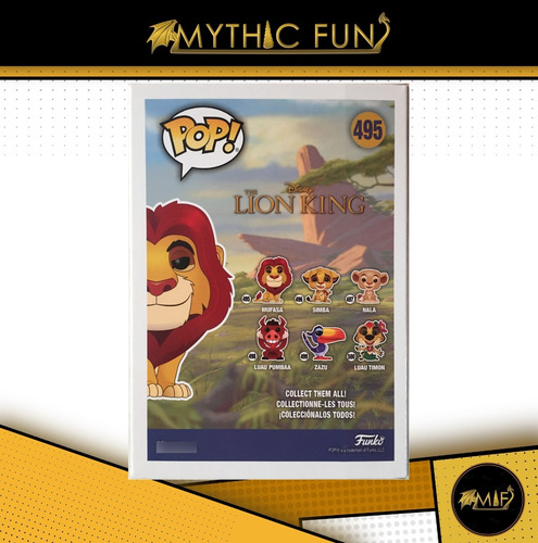 Funko Pop Disney - Mufasa 495 (Usado)