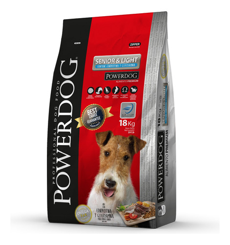 Powerdog Alimento Perro Senior & Light 3kg