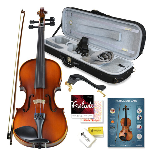 Kennedy Violins - Traje De Violin De Pupila De Tunel 4/4, Ta