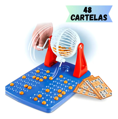 Bingo Completo StoreRs Globo 90 Bolinhas Jogo Clássico Plástico