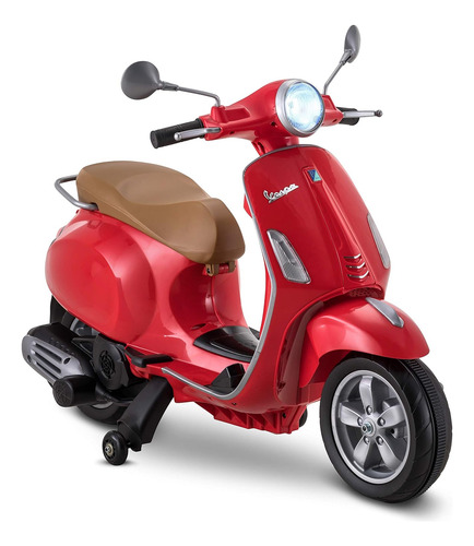 Kid Trax Trax Vespa Scooter Electric Ride On Toy, 3-5 Años,