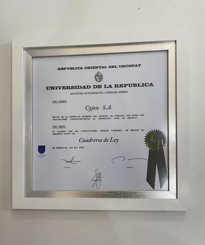 Marcos Para Tu Titulo Universitario O Diploma Totalglass