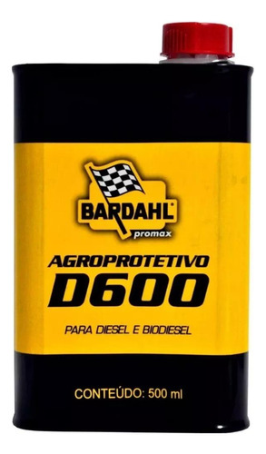 Agroprotetivo D600 Bardahl Para Diesel E Biodiesel 500 Ml