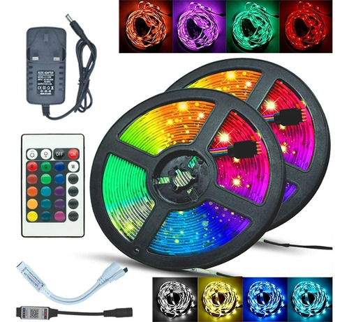 Luces Led De 5 Metros, Multicolor Rgb