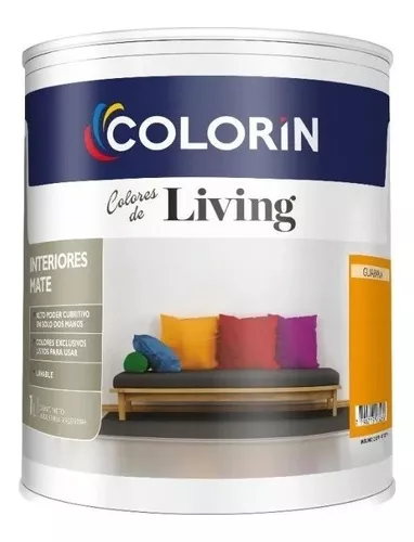 Colorin Living Pintura Látex Interior Colores 1lt Pintumm