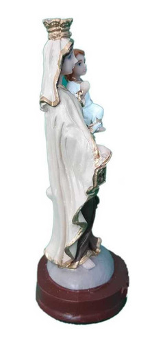 Imagem 4 de 4 de Nossa Senhora Do Carmo Imagem Em Resina Com 15 Cm