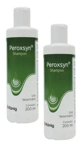 Kit 2 Un Peroxsyn Antibacteriano Konig Para Cães - 200ml