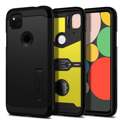 Google Pixel 4a Spigen Tough Armor Carcasa Antichoque Case