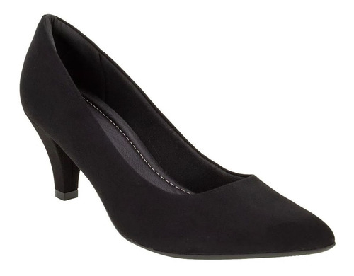 Scarpin Sapato Feminino Piccadilly Salto Fino 745062 Preto