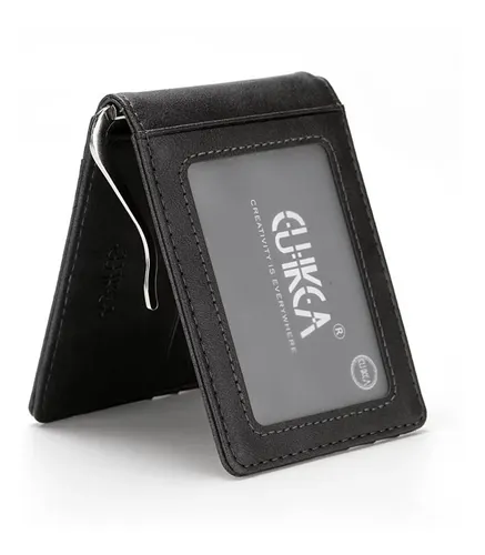 comprar Billetera Tarjetero Anti Robo Rfid Con Clip Metal Elegante