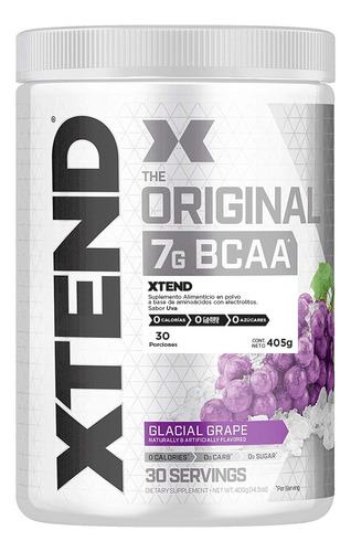 Bcaa Scivation Xtend (30 Servicios) Todos Los Sabores Sabor Glacial grape