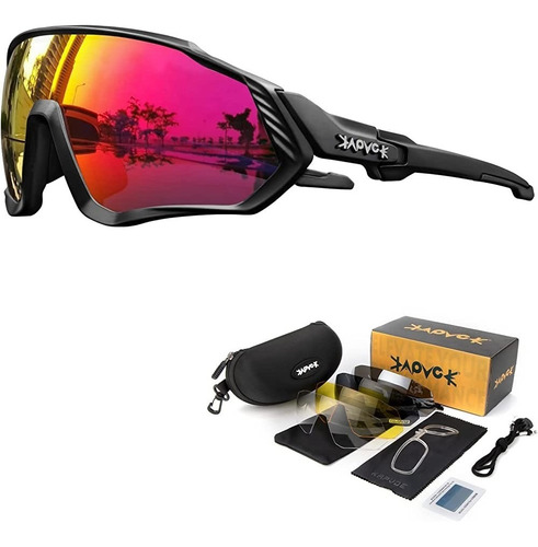 Lentes Deportivos 5 Multicristal Ciiclismo Motorizado Kapvoe