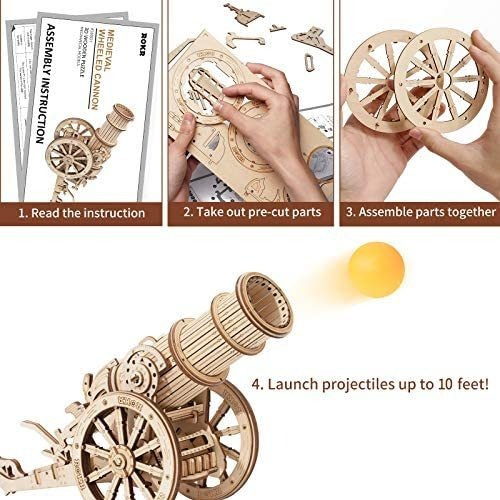 Rokr Rompecabezas De Madera 3d Kits De Construcción De Model