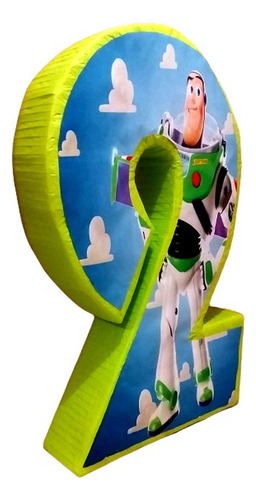 Piñata Numero 2 Buzz Lightyear Toy Story 1 Metro De Alto