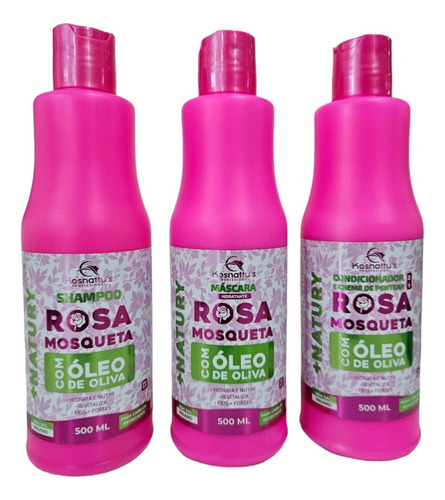 Kit Rosa Mosqueta Com Óleo De Oliva +natury Kosnattu's