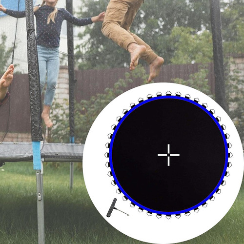 Estera De Reemplazo De Trampolín Con Ojales Azul 56 Hebilla