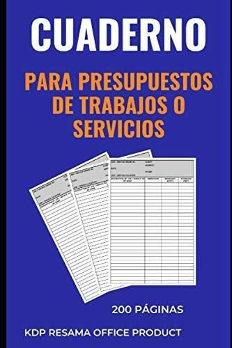 Cuaderno Para Pedidos De Trabajo O Servicio Y Preci, de RESAMA,. Editorial Independently Published en español
