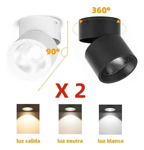 Impotencia texto edificio Lámparas Led De Techo Luminario Foco Led Dirigible Kit 2 | Meses sin intereses Impotencia texto edificio Lámparas Led De Techo Luminario Foco Led Dirigible Kit 2 | Meses sin intereses