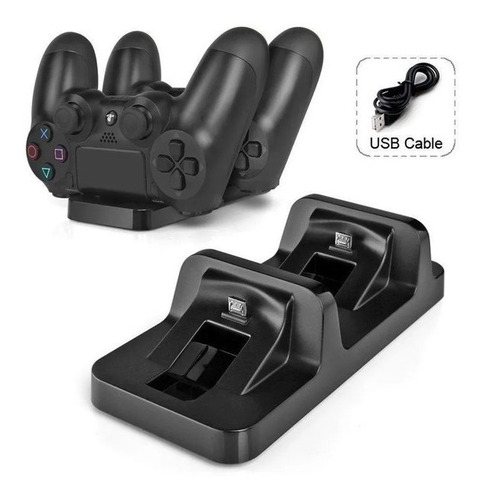 Cargador De Mandos Ps4 Dual Shock Playstation 4 Doble