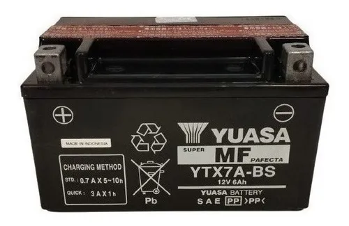 Bateria Yuasa Ytx7a-bs Tongko Tk 150 Str